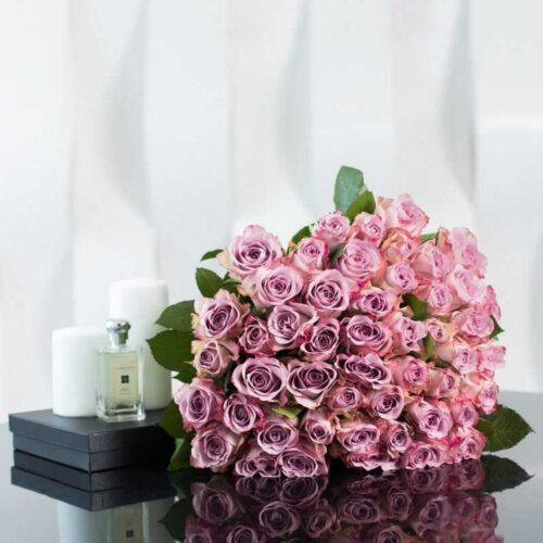 Букет из 51 "Морнинг Дью"