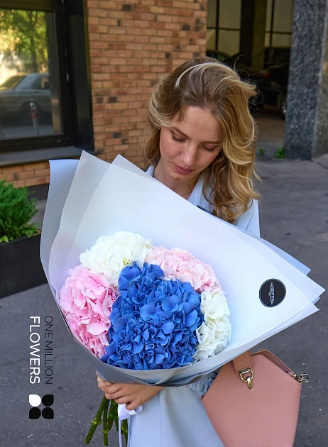 Букет "Гортензия" Grey