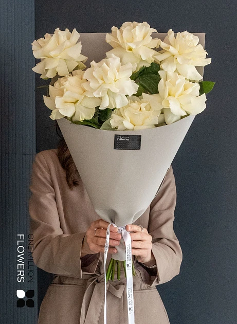 Букет из 7 французских роз "Мондиаль" Эквадор